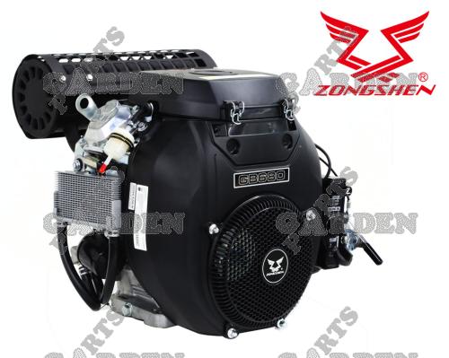 * MOTOR ZONGSHEN GB680 680cc 22 TWIN vízszintes tengely 25,4 mm (további kedvezmények nélkül) (2328. azonosító)